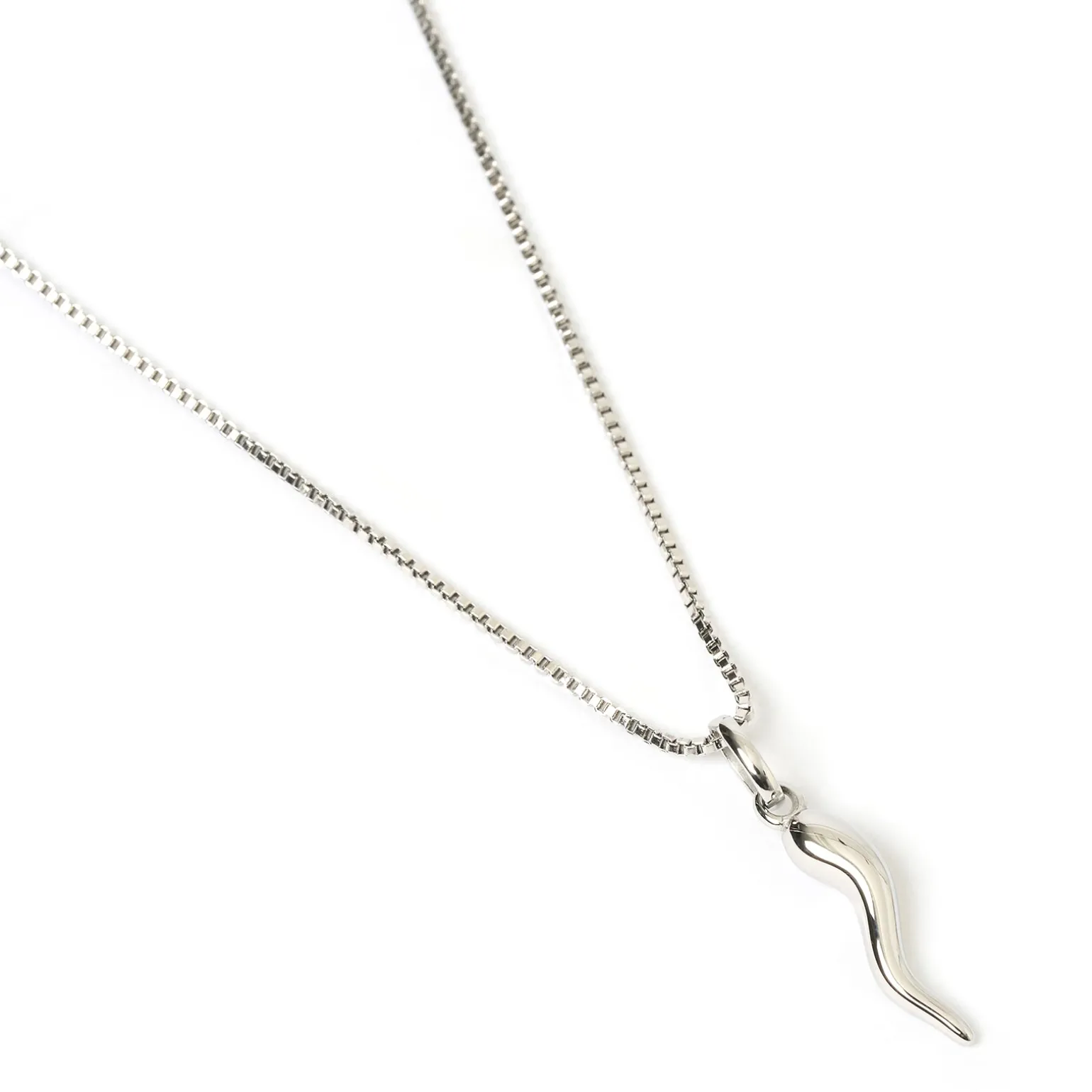 Cornicello Silver Charm Necklace