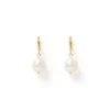 Cosette Freshwater Pearl Hoop Huggies