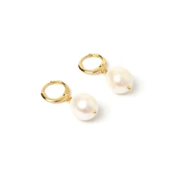 Cosette Freshwater Pearl Hoop Huggies