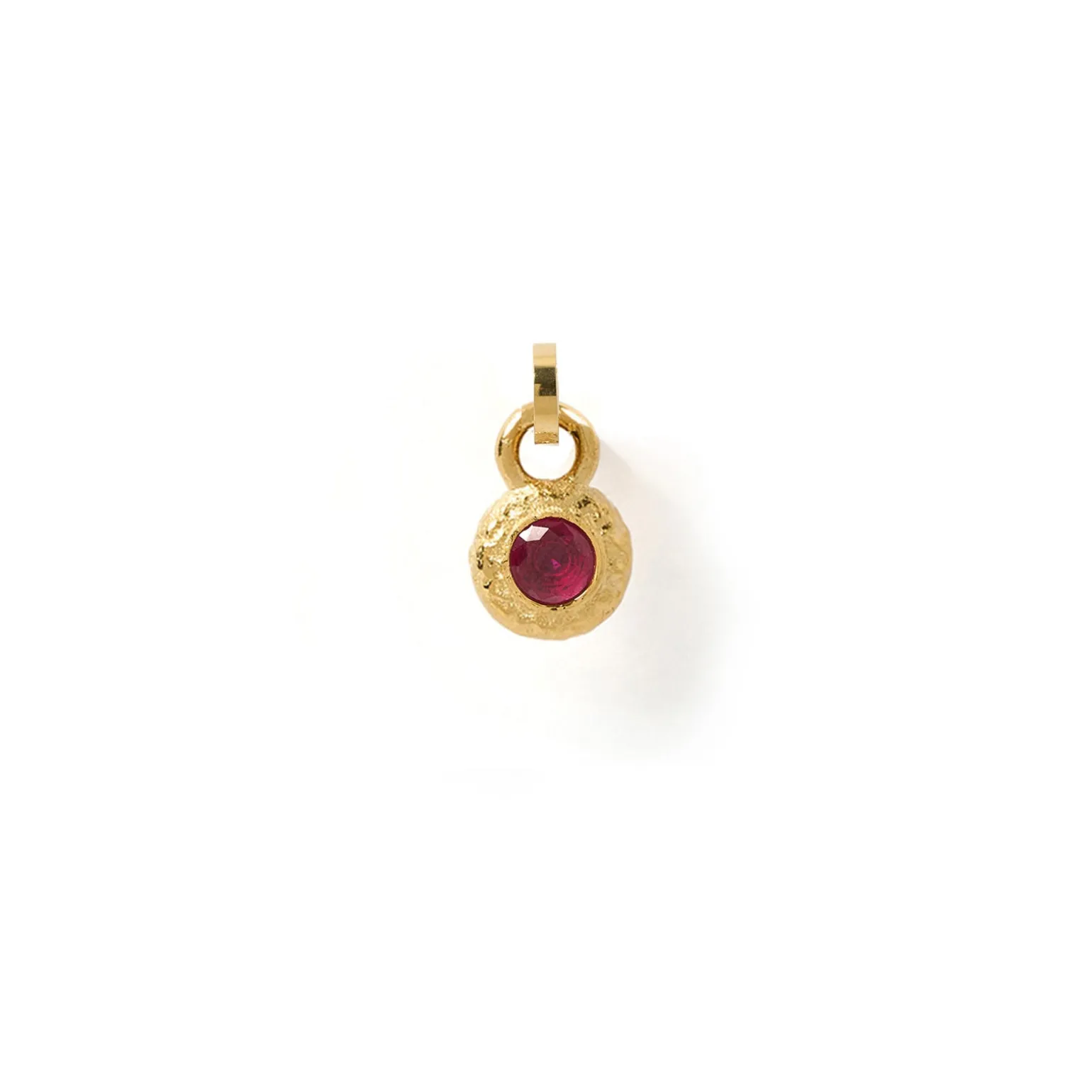 Crushed Birthstone Charm