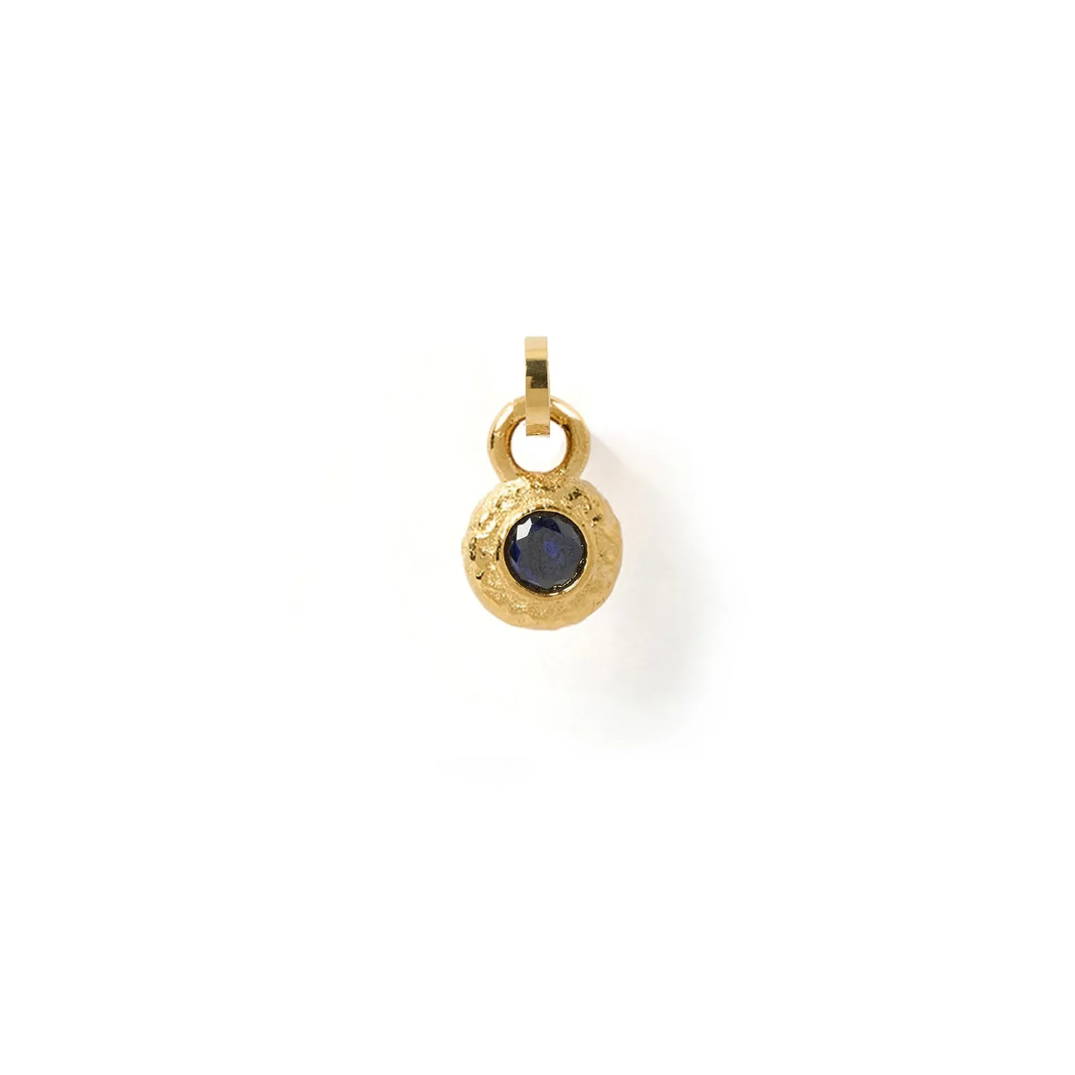 Crushed Birthstone Charm