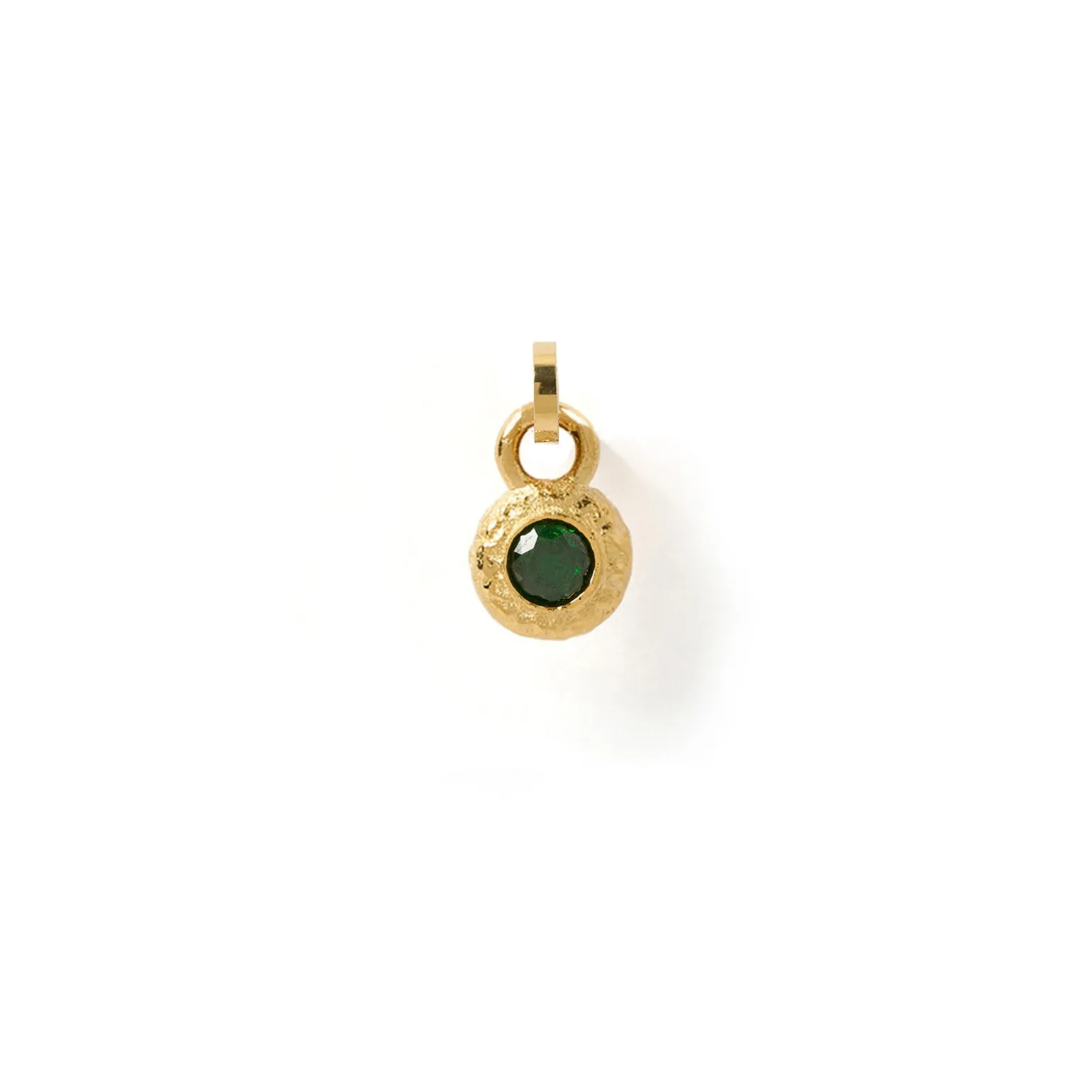 Crushed Birthstone Charm