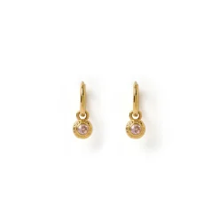 Crushed Birthstone Earrings