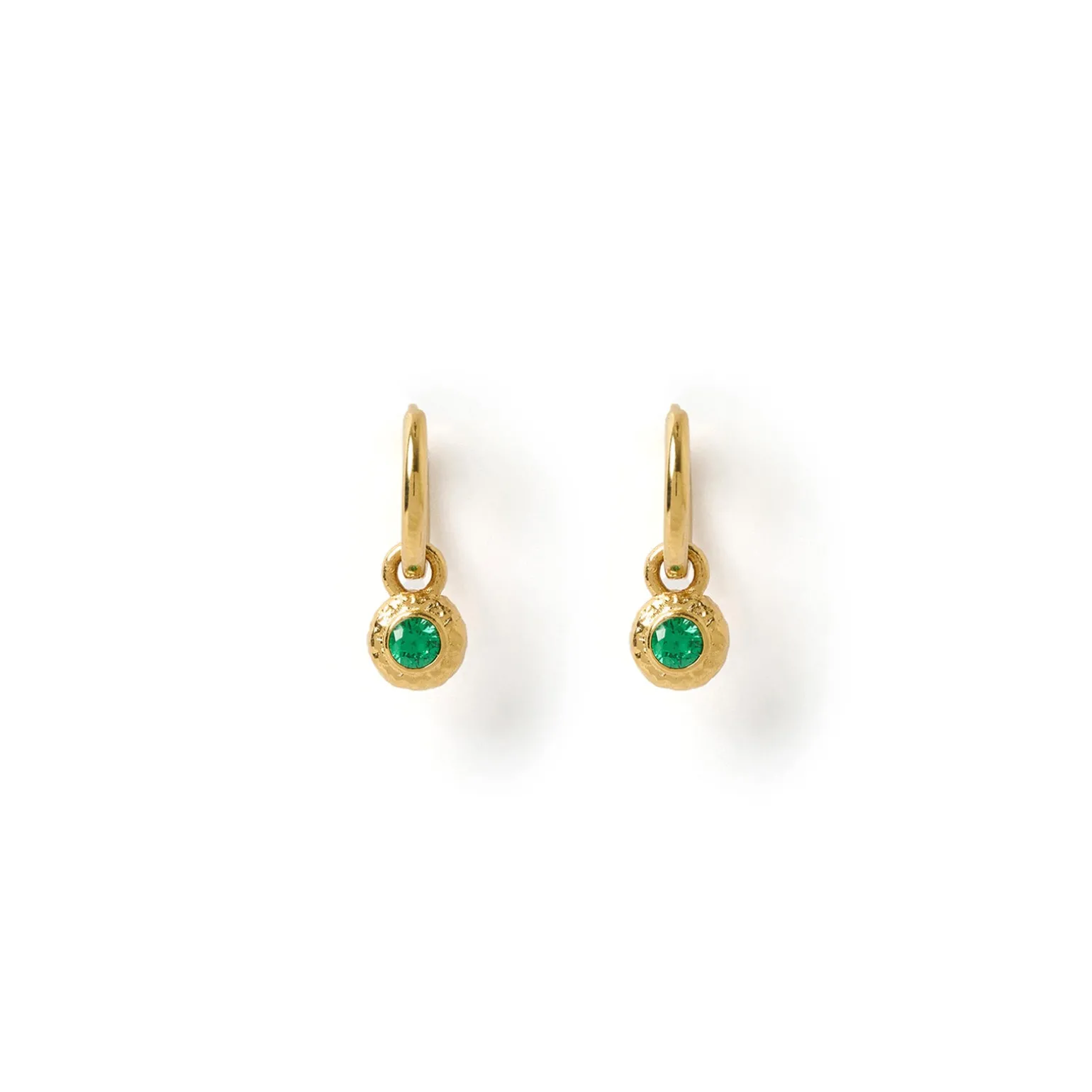 Crushed Birthstone Earrings