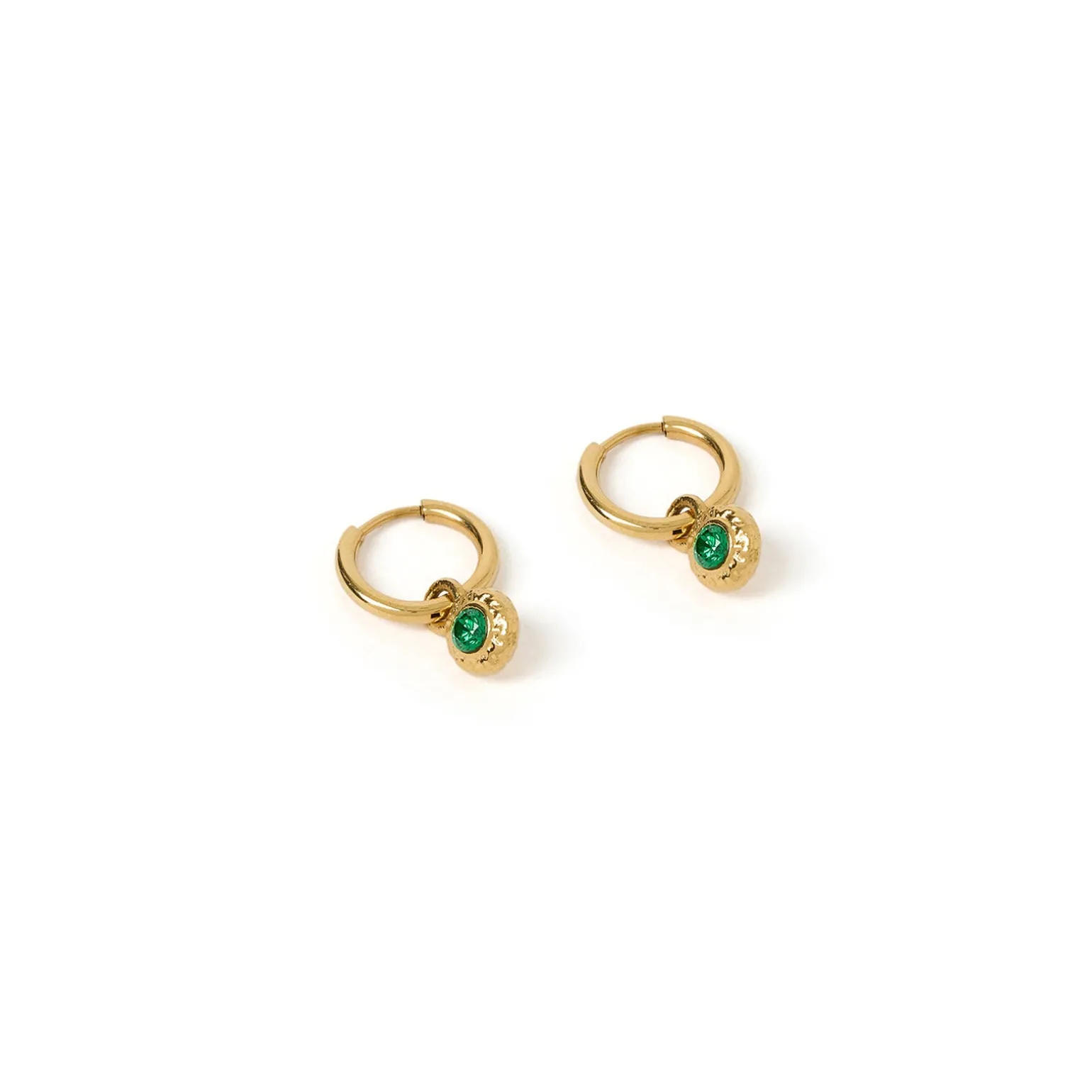 Crushed Birthstone Earrings
