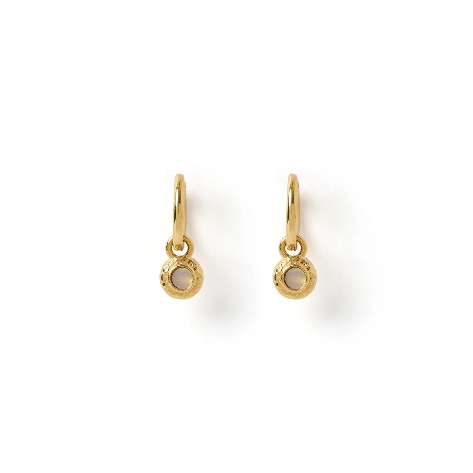 Crushed Birthstone Earrings