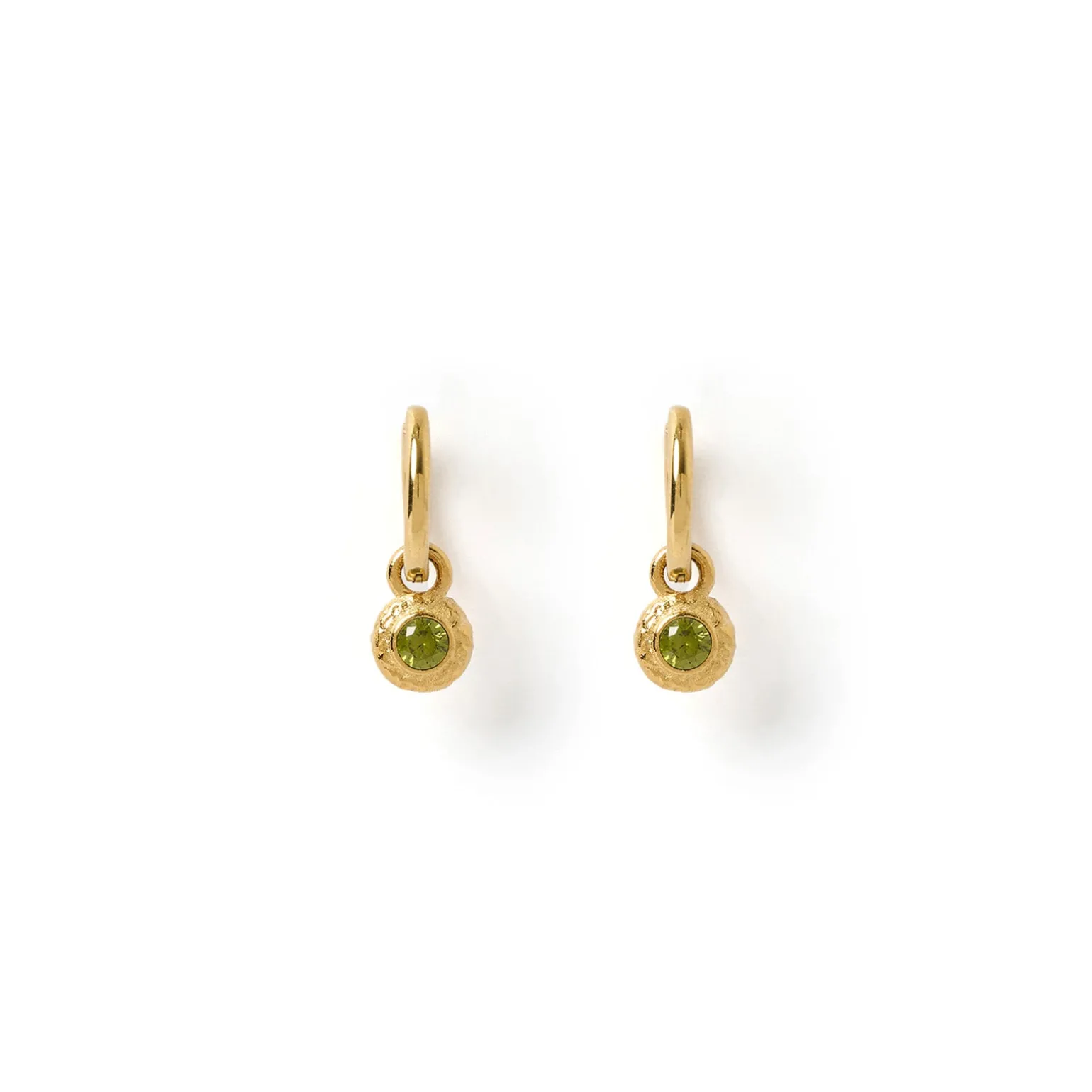 Crushed Birthstone Earrings