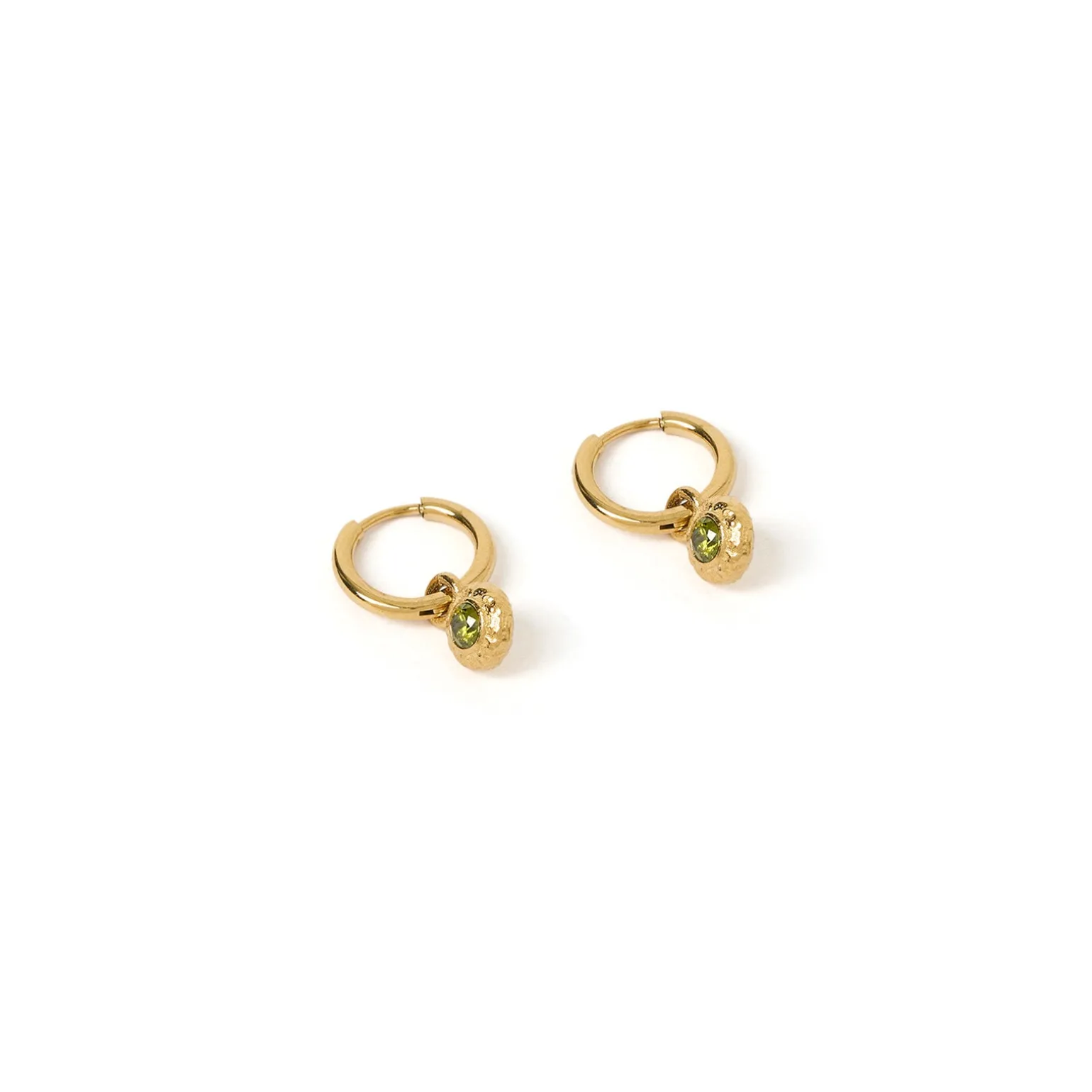 Crushed Birthstone Earrings