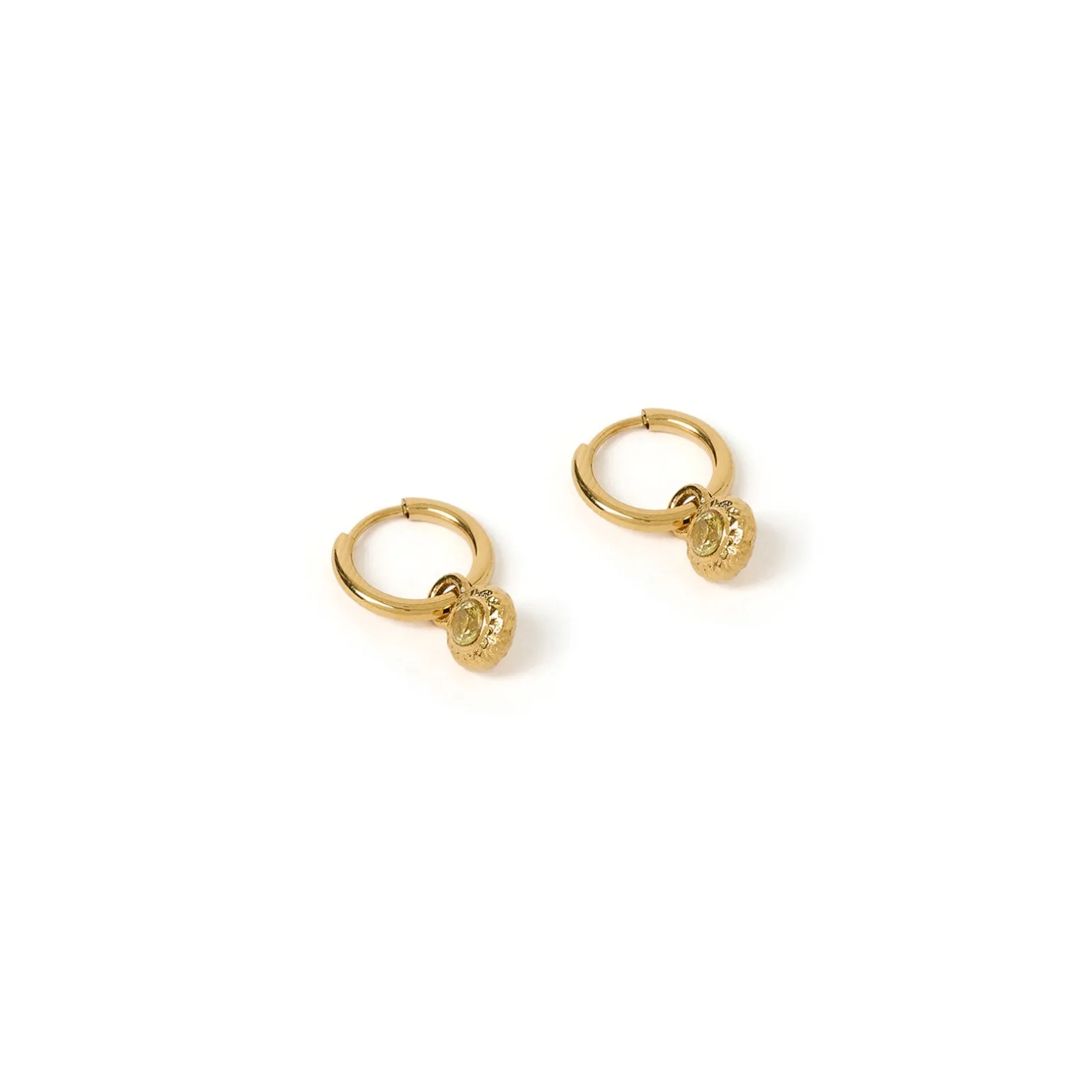 Crushed Birthstone Earrings