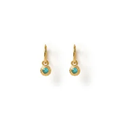 Crushed Birthstone Earrings