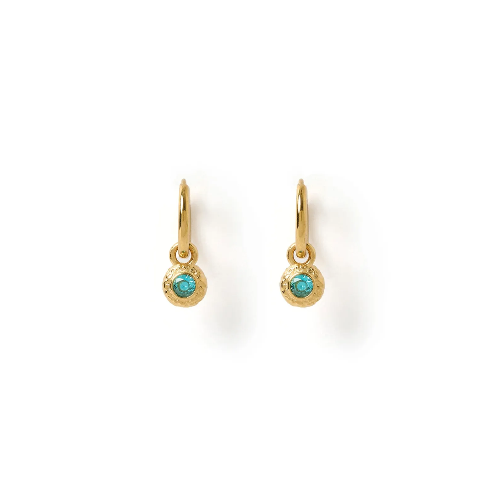 Crushed Birthstone Earrings
