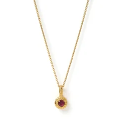 Crushed Birthstone Necklace