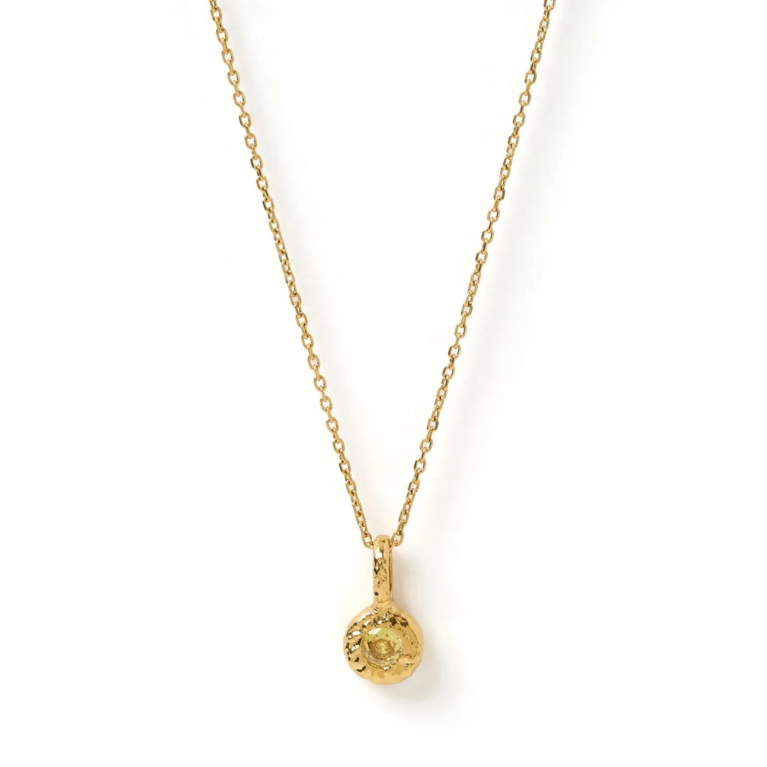 Crushed Birthstone Necklace