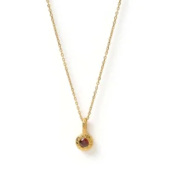 Crushed Birthstone Necklace