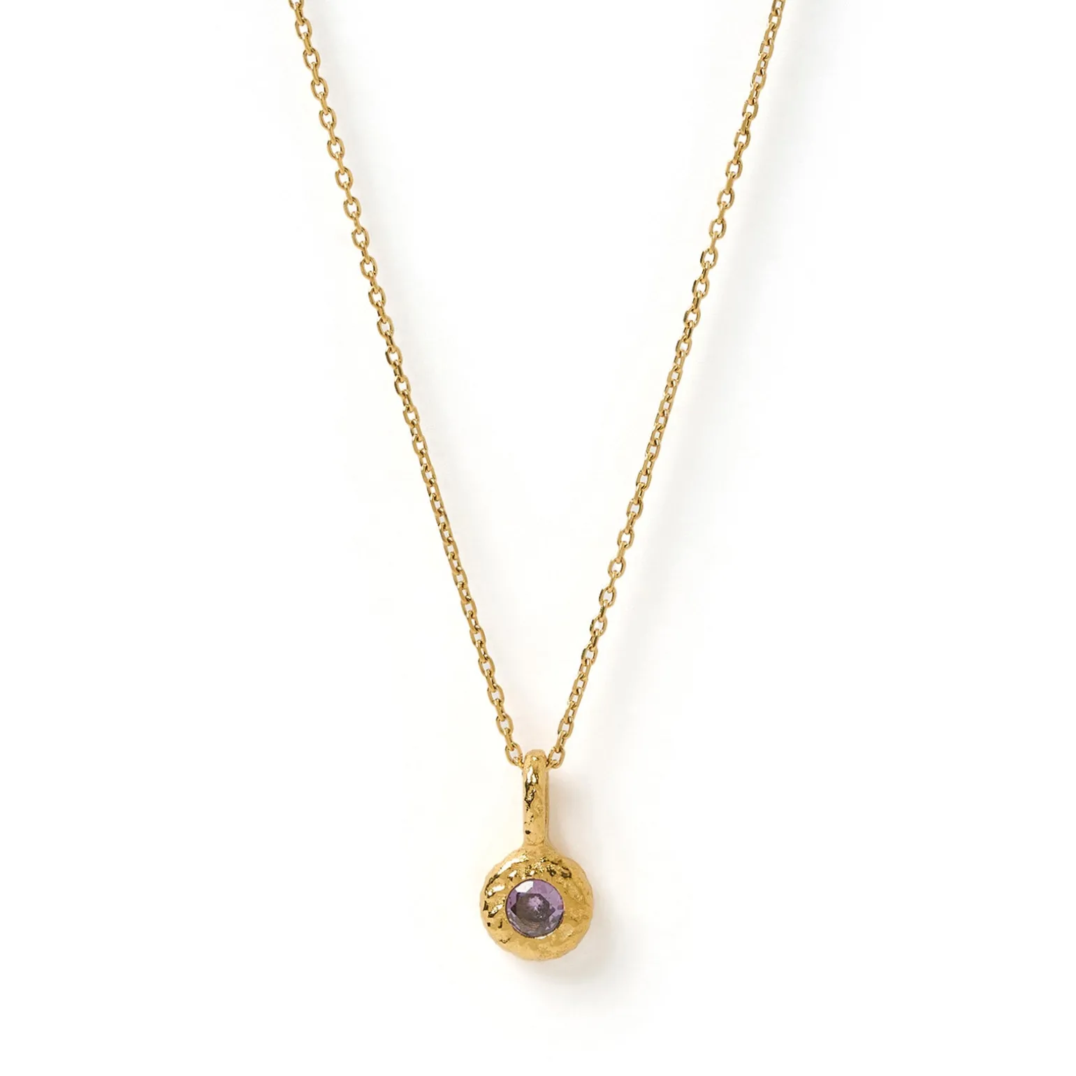 Crushed Birthstone Necklace