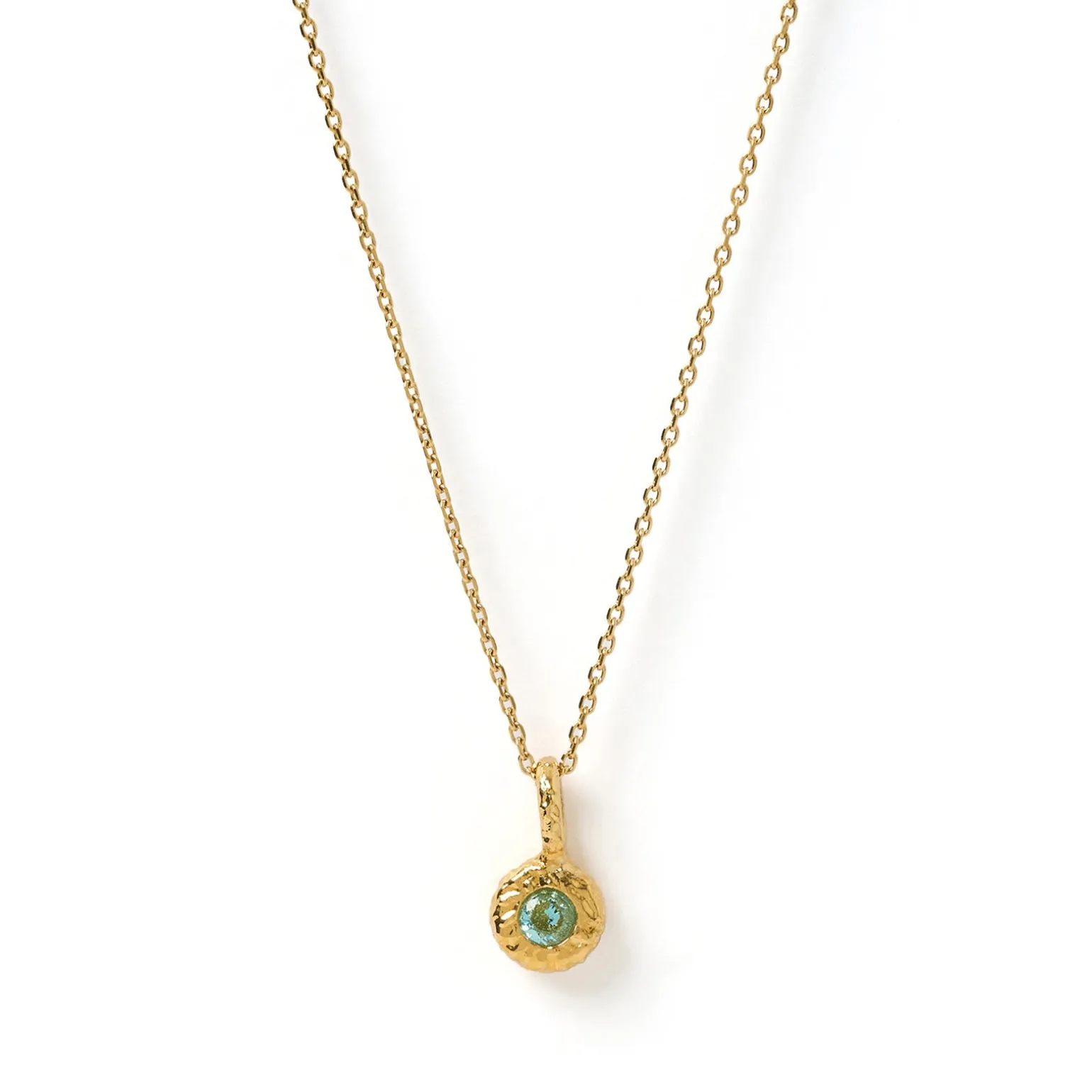 Crushed Birthstone Necklace