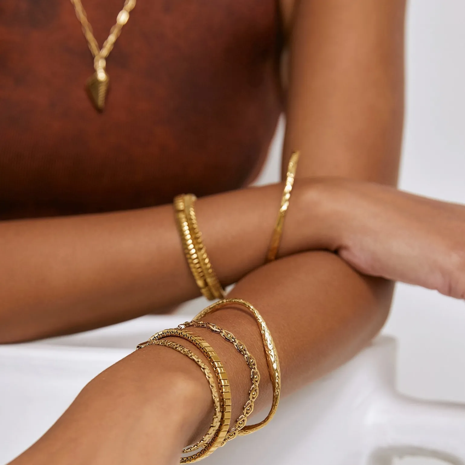 Cypress Gold Bracelet