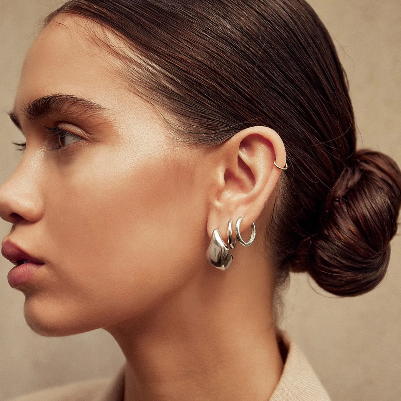 Delphine Silver Earrings