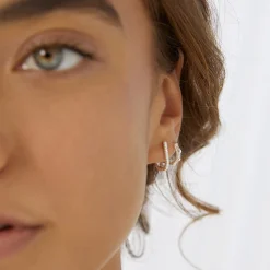 Eloise Silver and Zircon Earrings