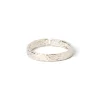 Eros Silver Textured Ring - Small
