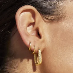 Farrah Gold Link Earrings