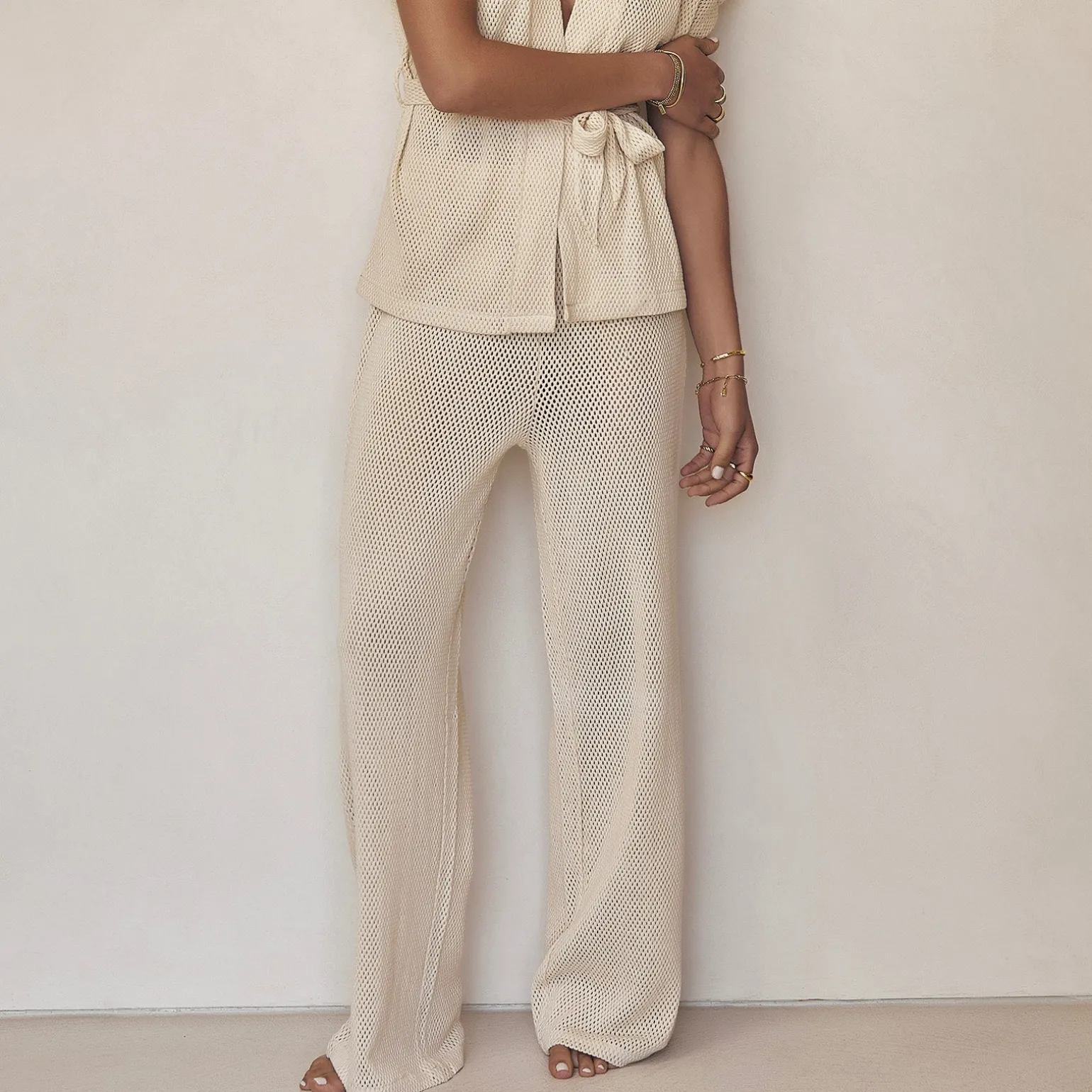 Ferrara Pants Set - Coconut