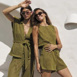 Ferrara Pants Set - Pistachio