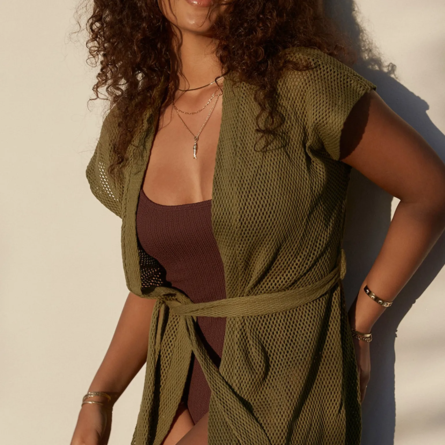 Fishbone Gold Necklace