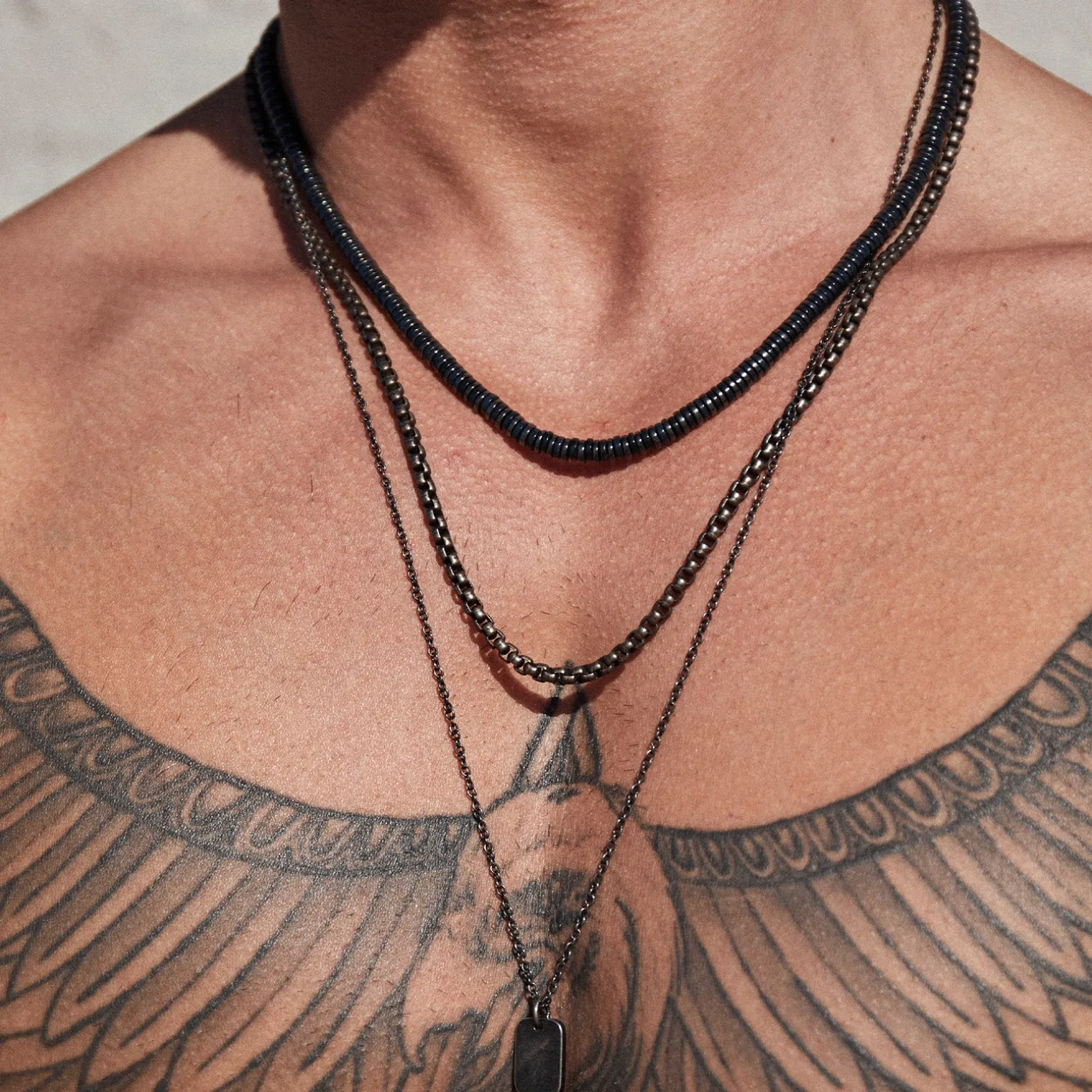 Flame Men's Chain Necklace