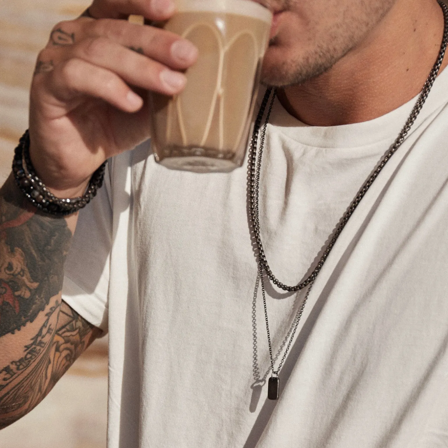 Flame Men's Chain Necklace