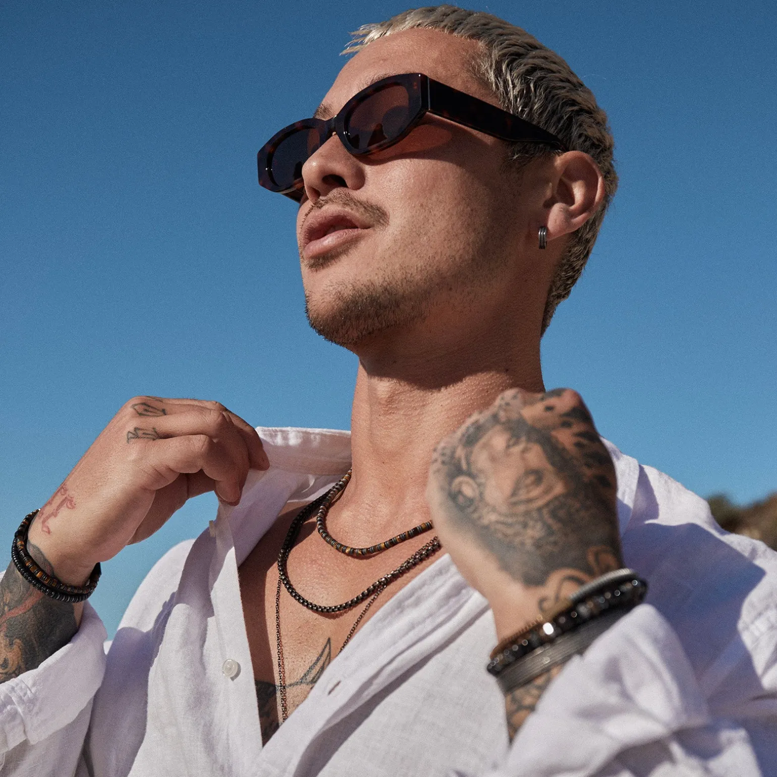 Flame Men's Chain Necklace