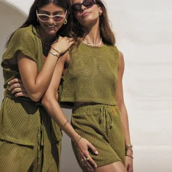Florence Shorts Set - Pistachio
