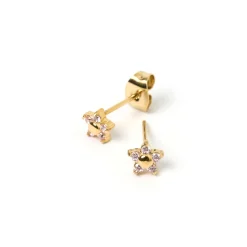 Gardenia Studs - Rose