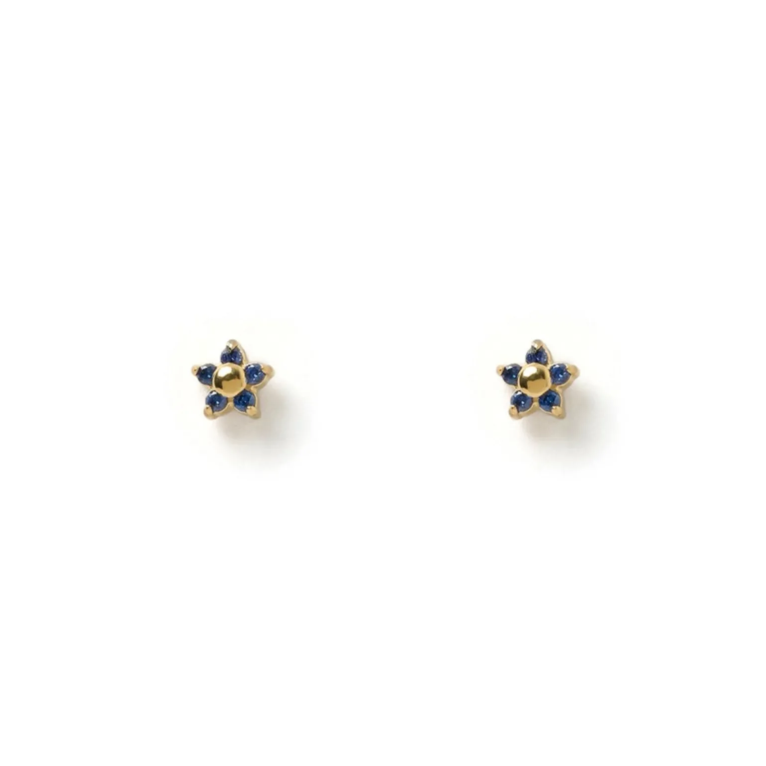 Gardenia Studs - Sapphire