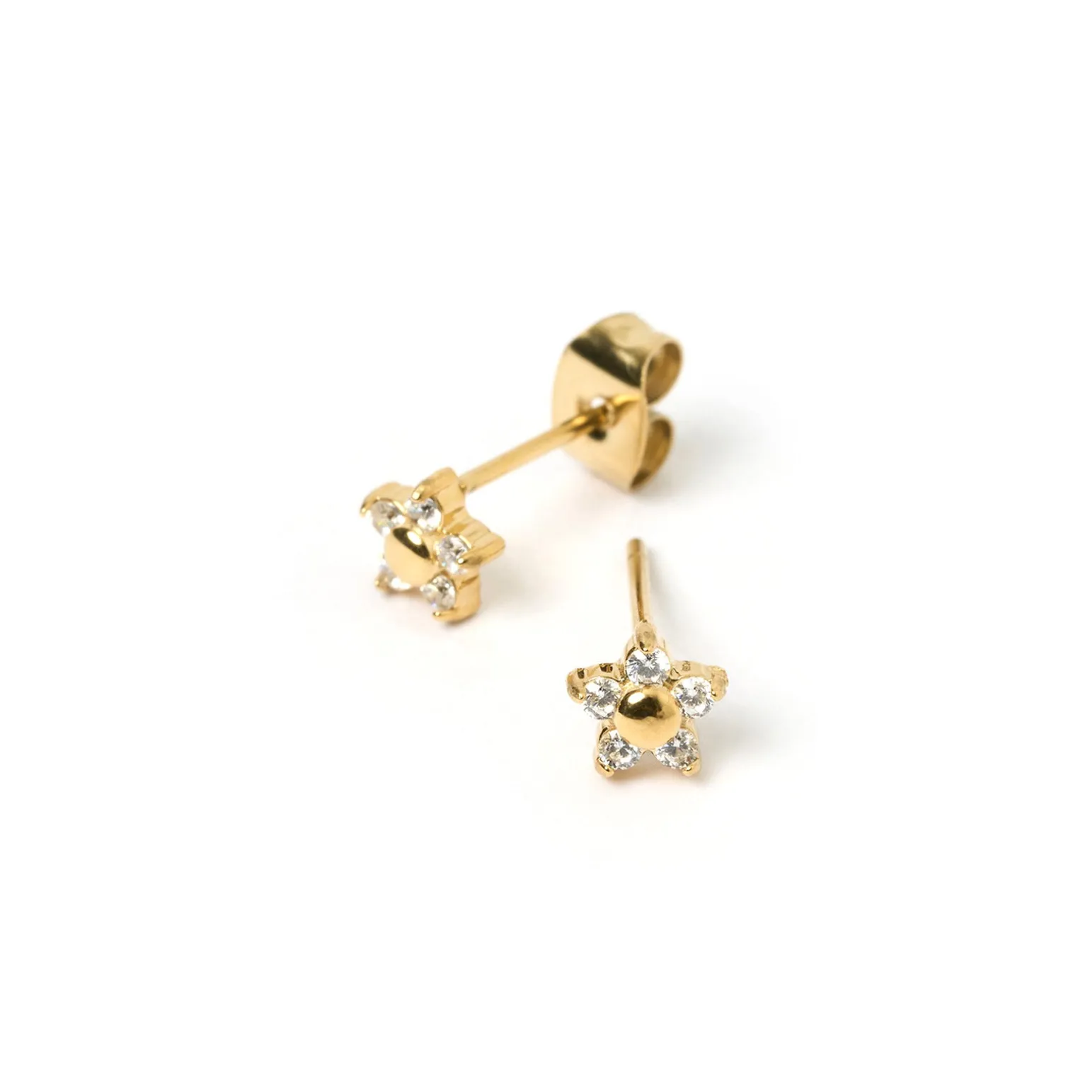 Gardenia Studs - Stone