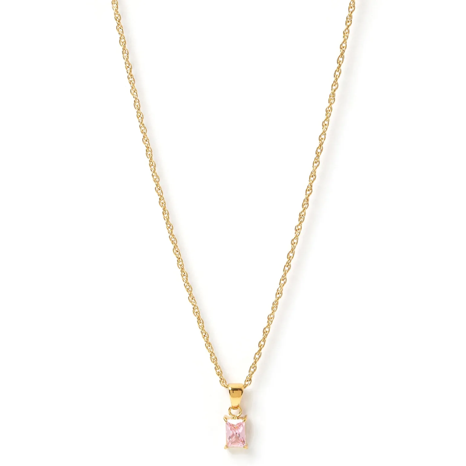 Gia Gold Necklace - Rose