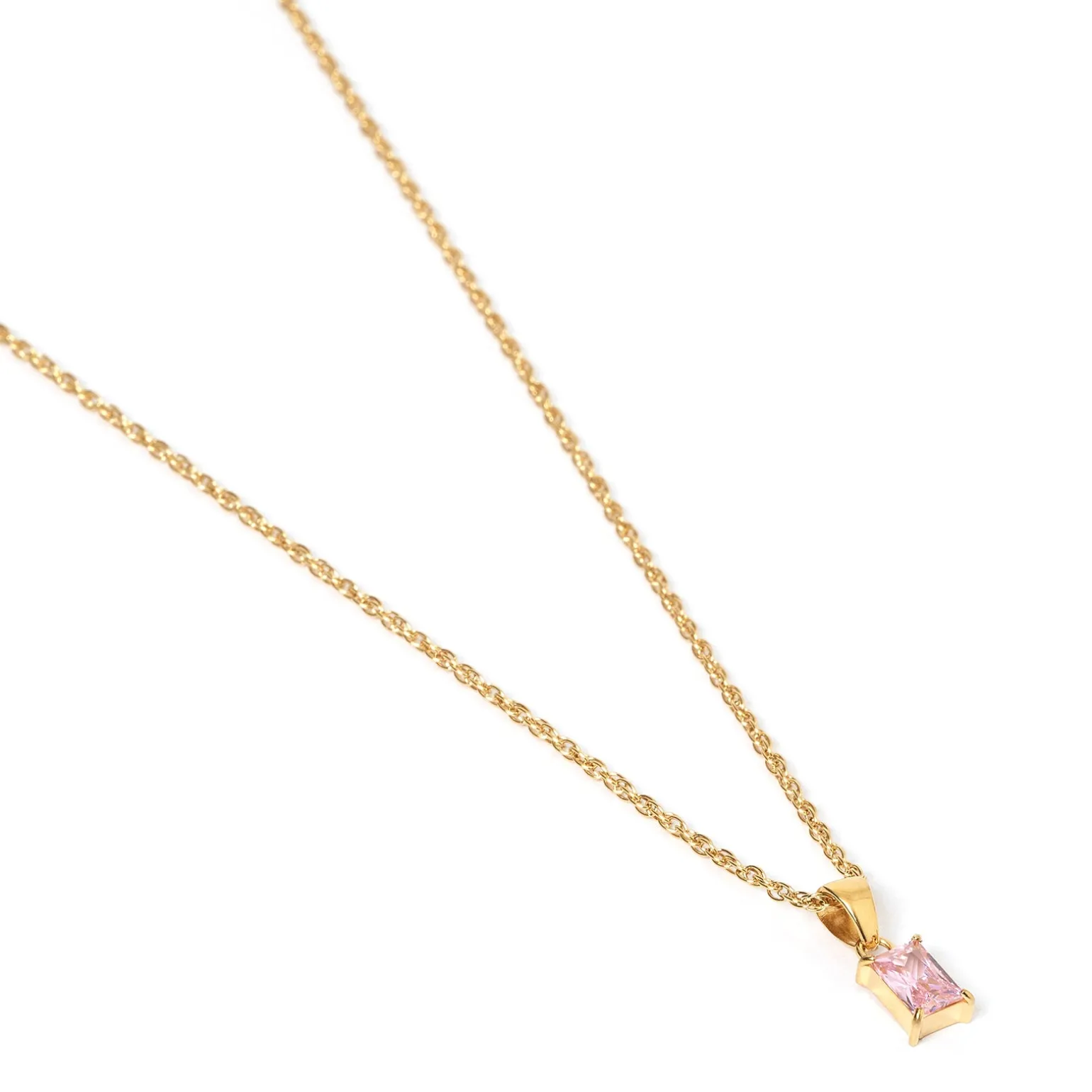 Gia Gold Necklace - Rose