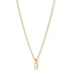 Gia Gold Necklace - Stone