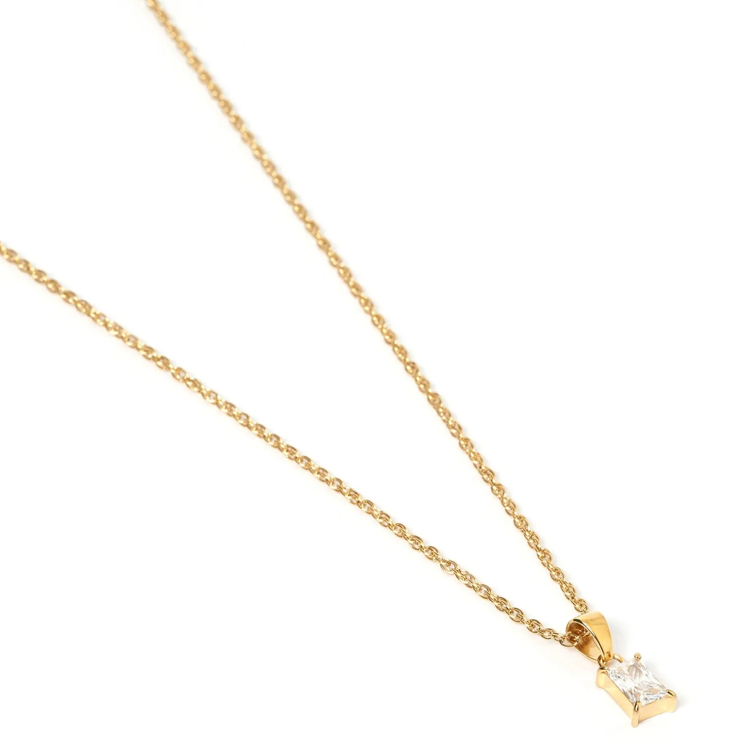 Gia Gold Necklace - Stone