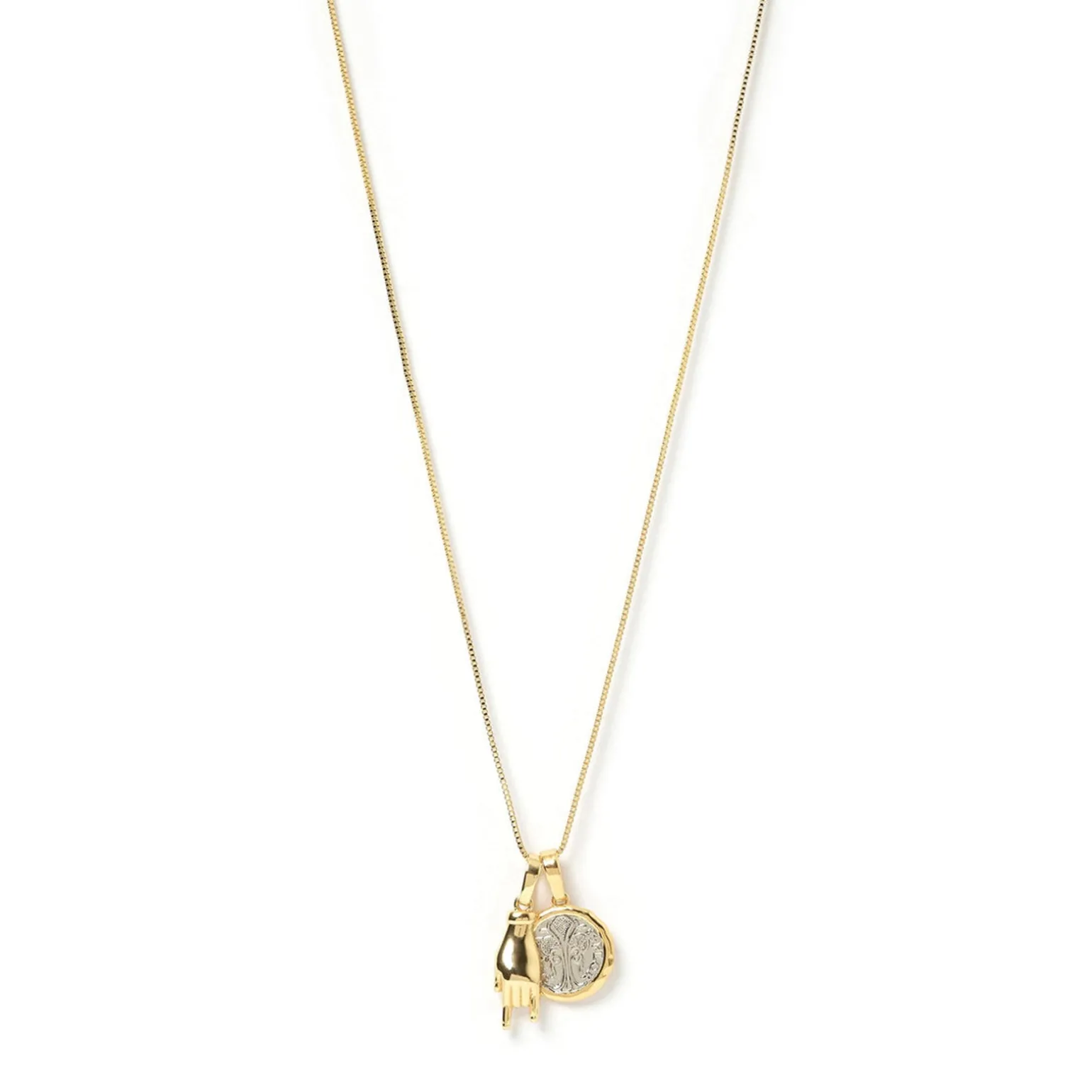 Golden Touch Charm Combo Necklace