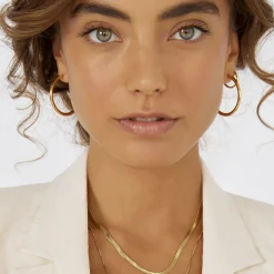 Harper Hoop Earrings - Gold