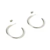 Harper Hoop Earrings - Silver