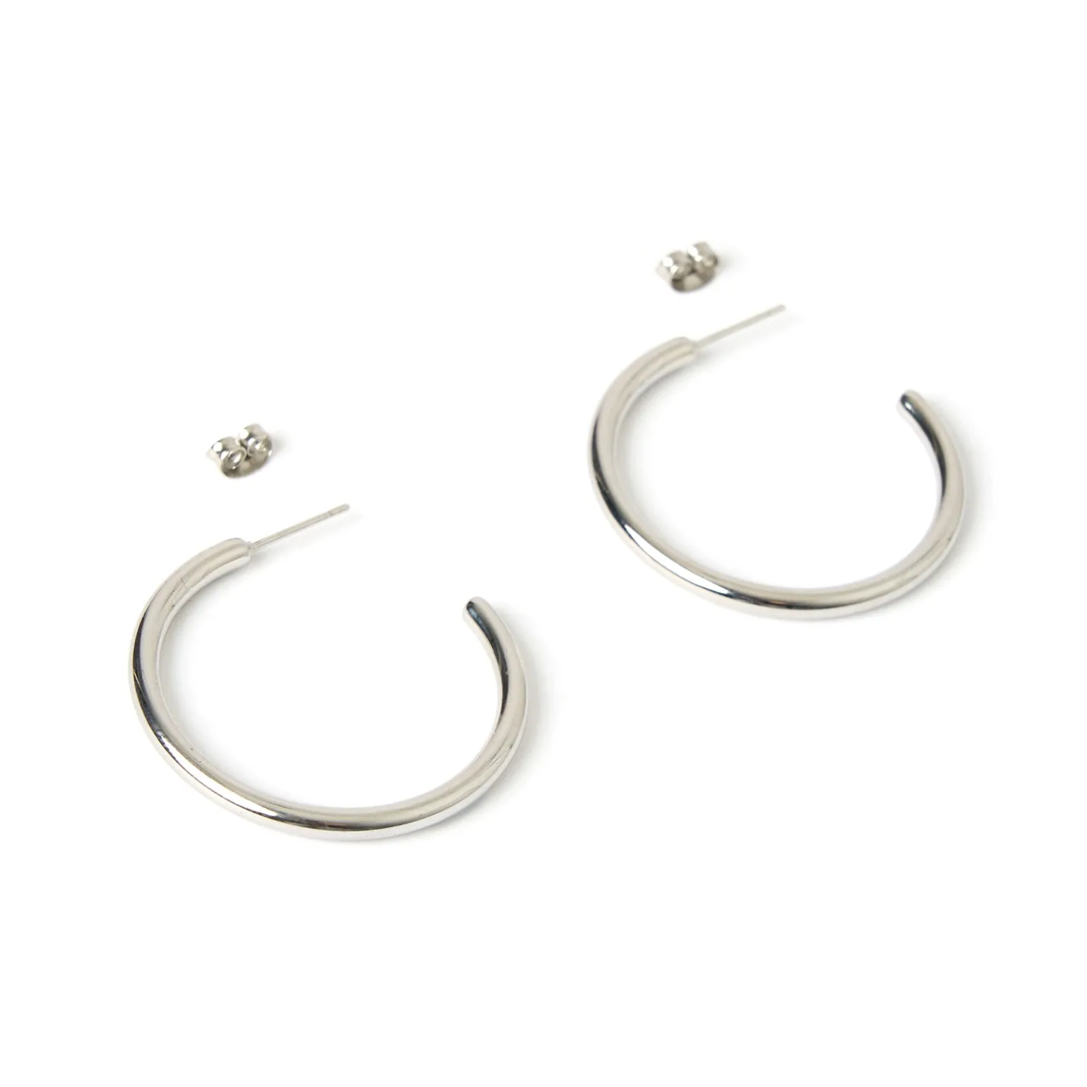 Harper Hoop Earrings - Silver