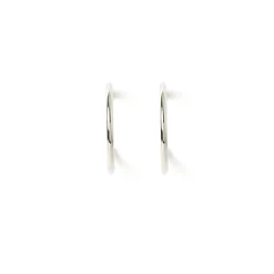 Harper Hoop Earrings - Silver
