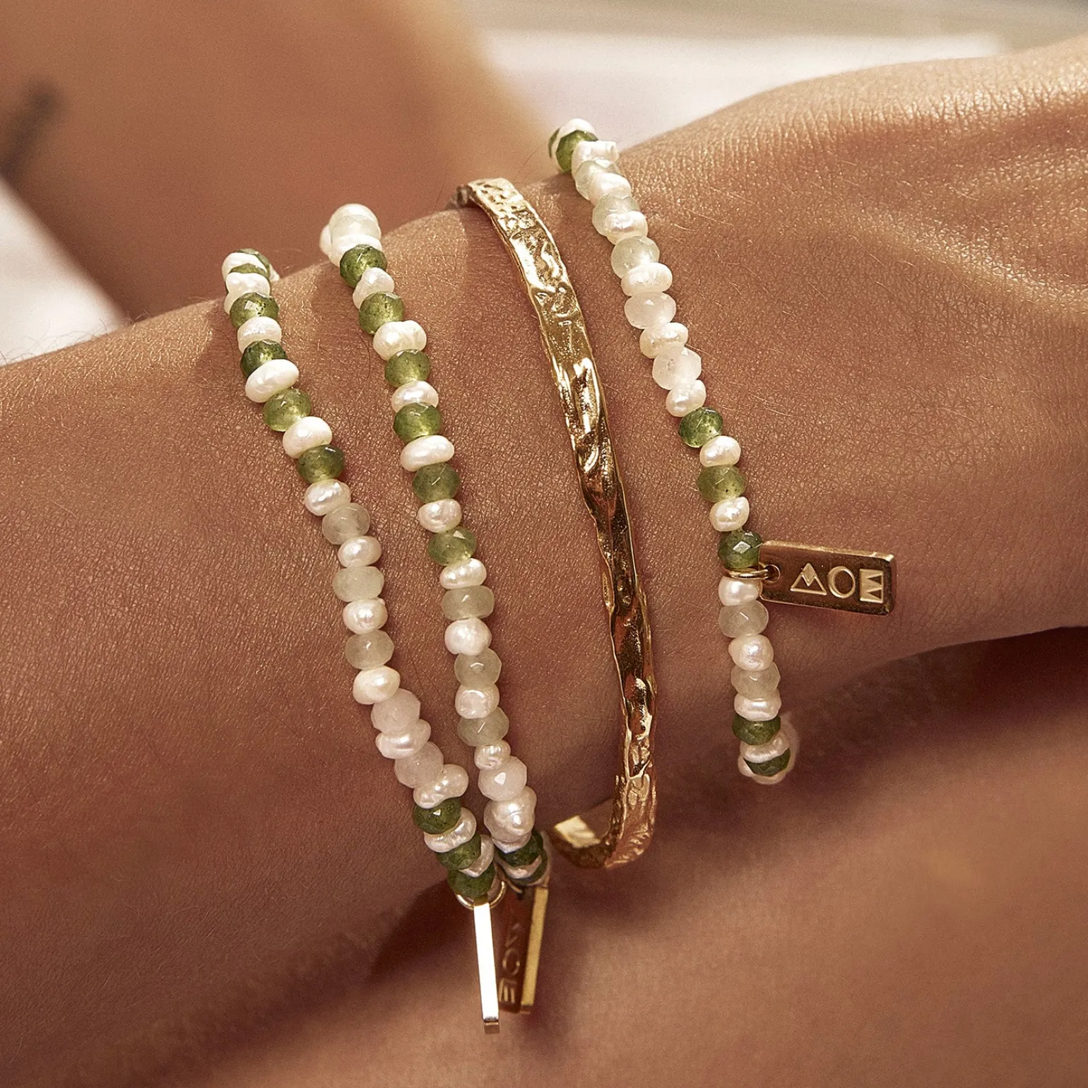 Helios Gold Cuff Bracelet