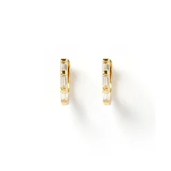 Holi Gold Huggie Earrings