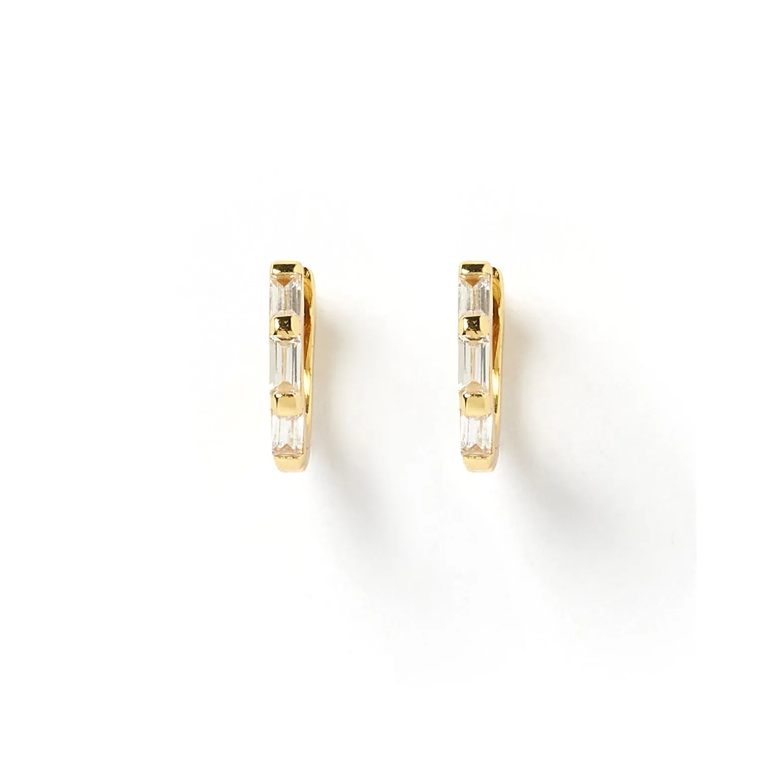 Holi Gold Huggie Earrings