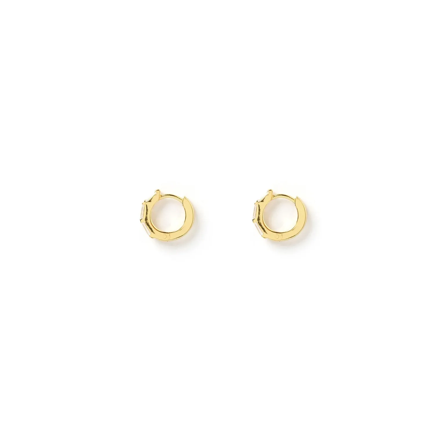 Holi Gold Huggie Earrings