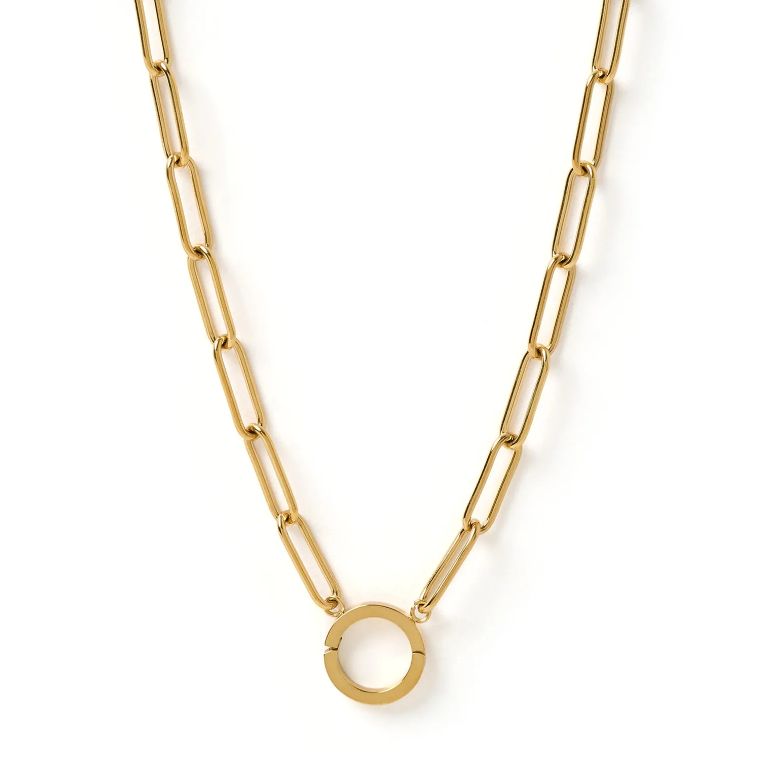 Hoop Charm Necklace