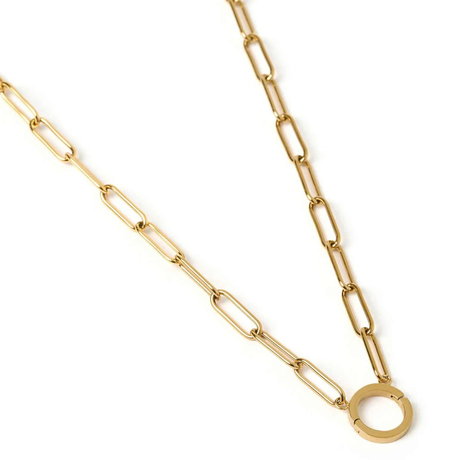 Hoop Charm Necklace